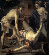BABUREN, Dirck van Prometheus Being Chained by Vulcan oil painting reproduction